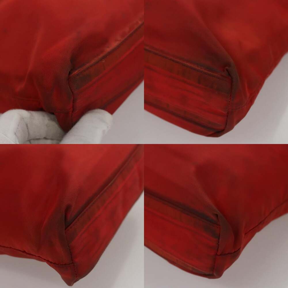 PRADA Shoulder Bag Nylon Red - Picture 10 of 13
